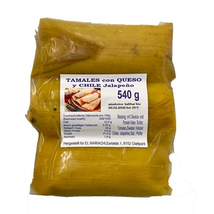 Tamales Queso con Rajas 3PCS