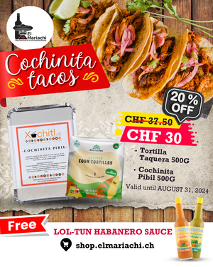 Cochinita Tacos Package