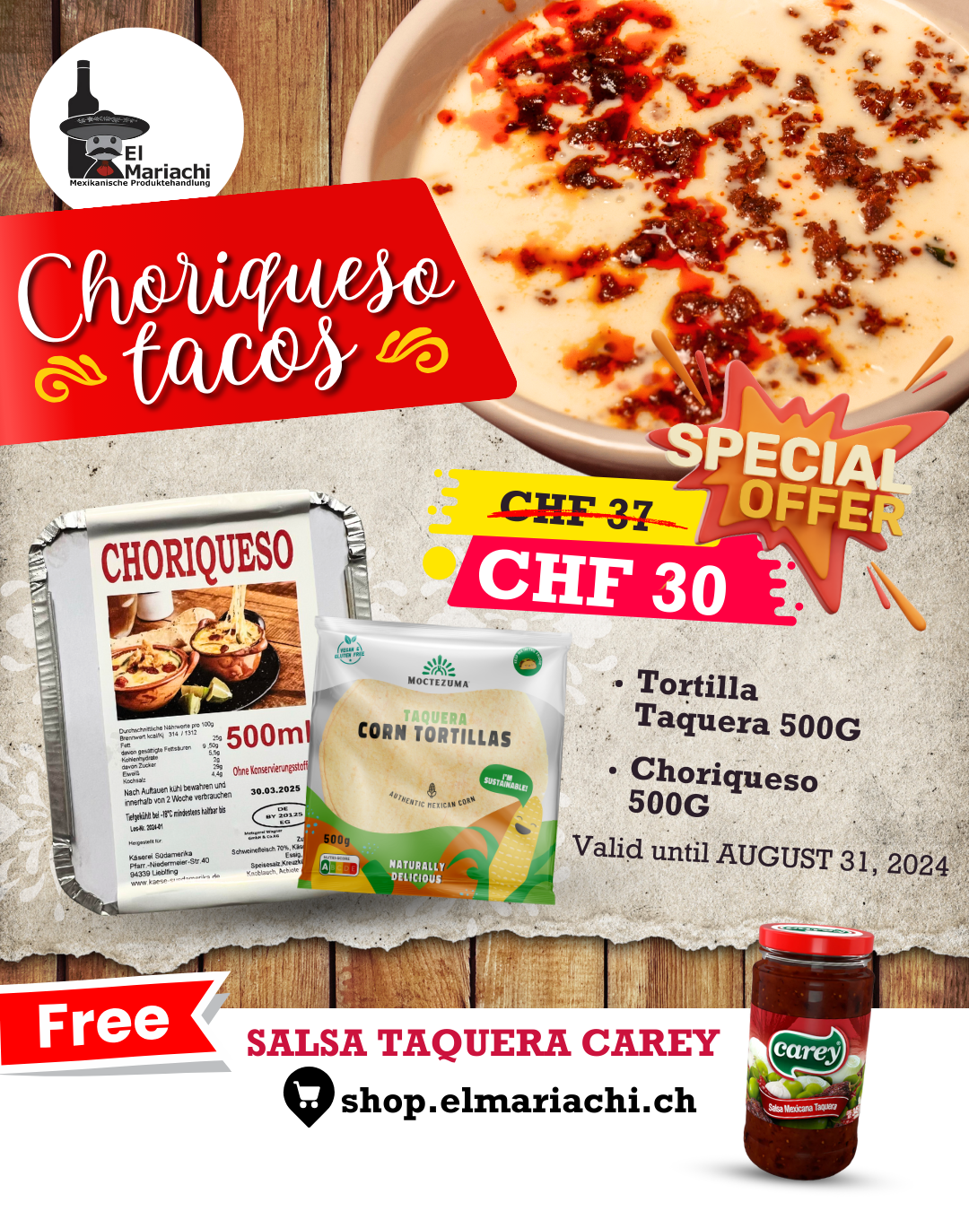 Choriqueso Package