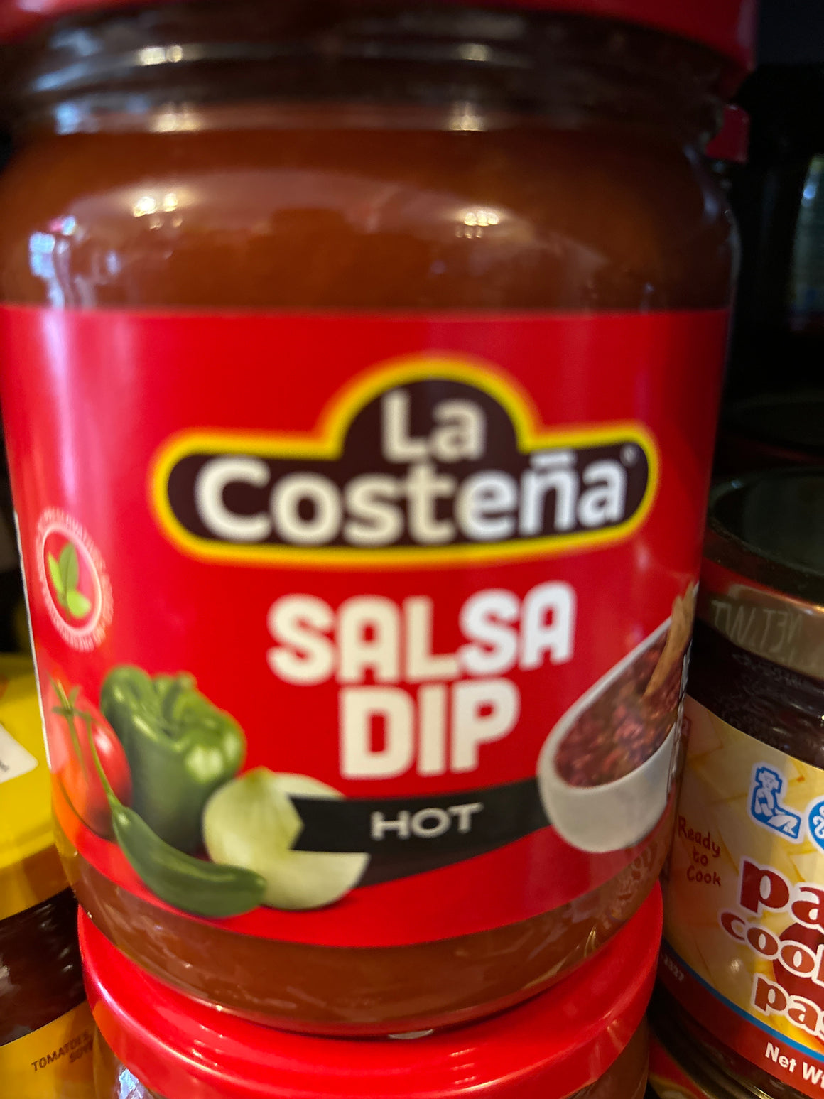 Costeña salsa dip Hot 453g