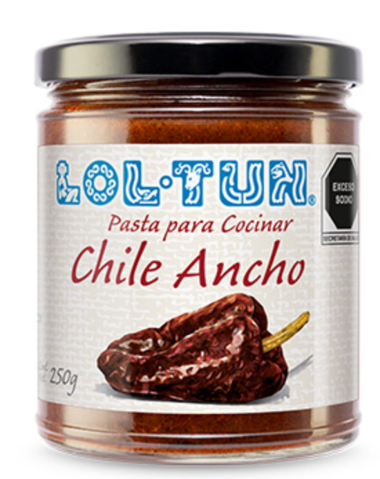 Pasta de Chile Ancho Lol Tun 250G