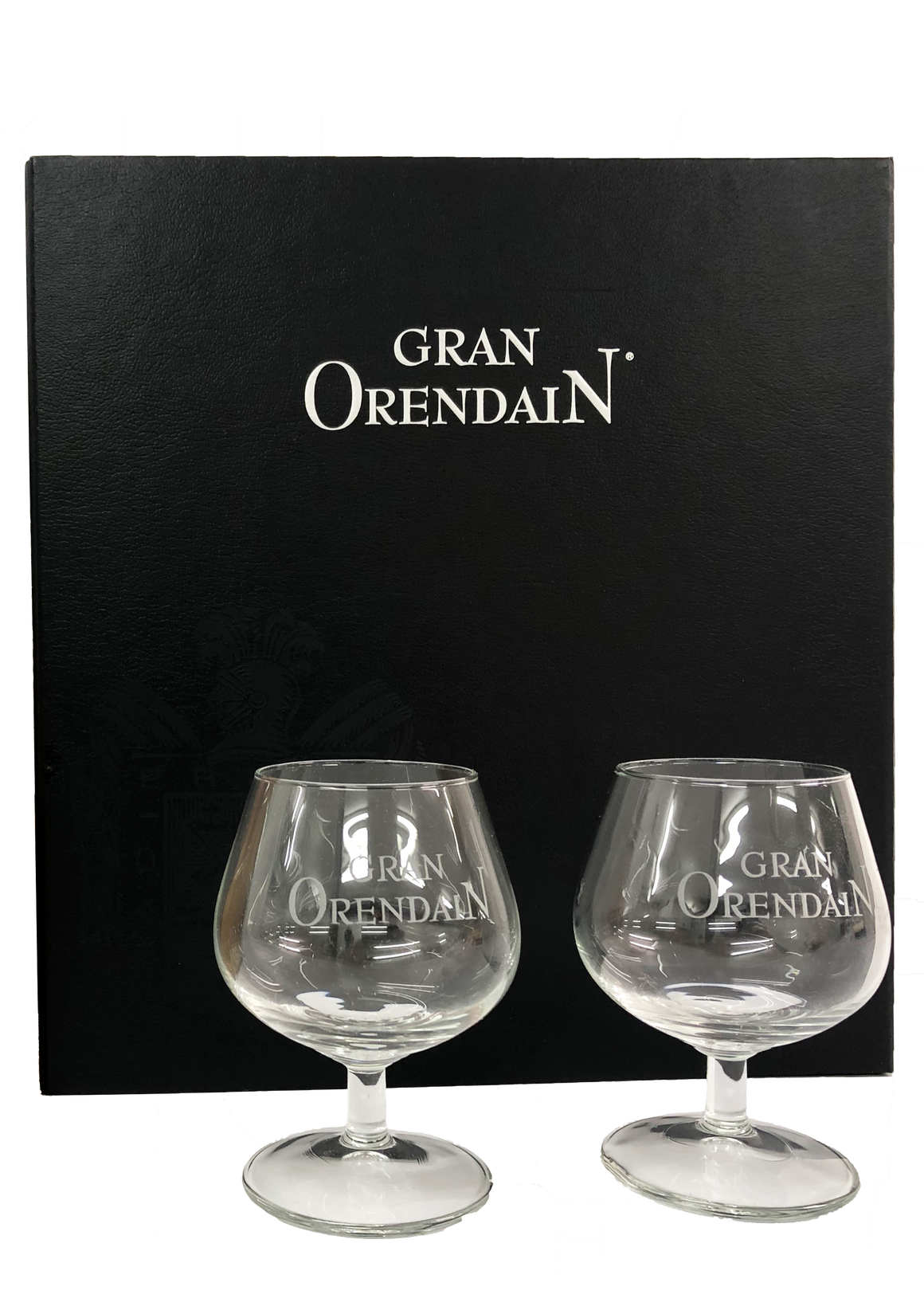 Individual Gran Orendain Gift Box with two crystal cups