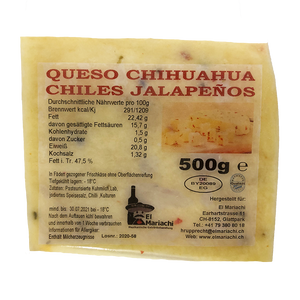 Chihuahua Cheese Jalapeño 500G