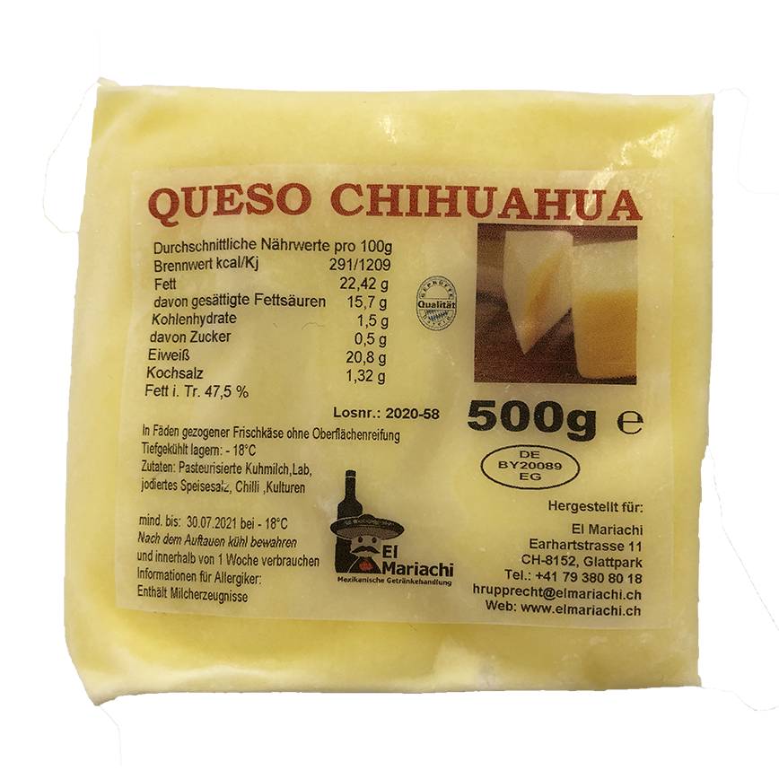 Chihuahua Cheese 500G