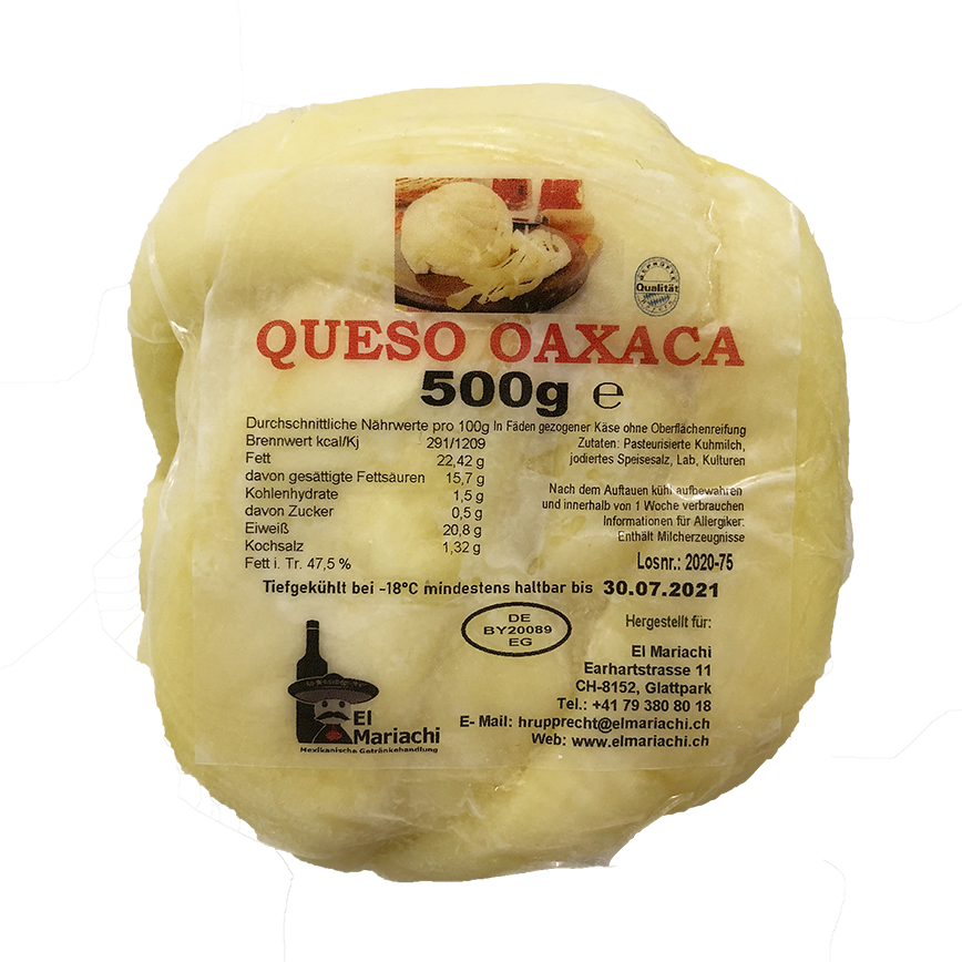 Oaxaca Cheese 500G